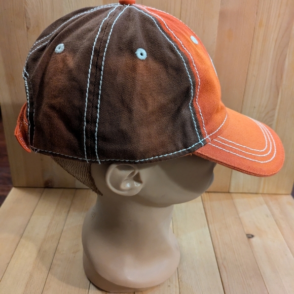 Orange Baseball Cap with Logo - Picture 3 of 5